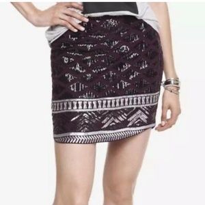 EUC Express Sequin Mini Skirt